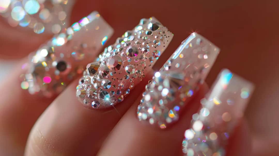 Cyrkonie na paznokciach - Subtelny blask Twojego manicure