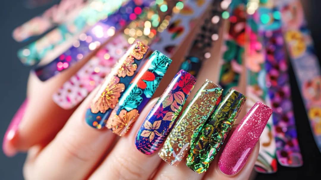 Naklejki na paznokcie - szybki i efektowny design na Twoje paznokcie